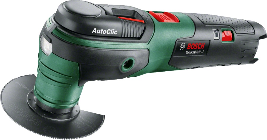 Реноватор аккумуляторный Bosch UniversalMulti 12, 12.8 В Li- ion 2.5 Ач