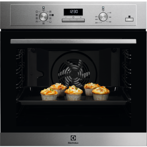 Духовой шкаф электрический Electrolux EOD3H70X, серебристый