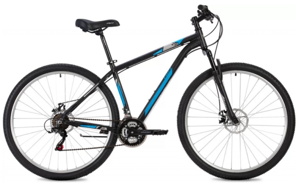Велосипед горный 27.5 Foxx ATLANTIC D BK2, 18-ск, рама 20 черный