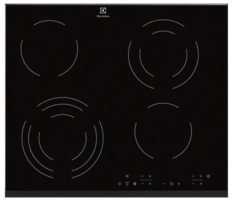 Варочная панель электрическая Electrolux EHF6343FOK, черный