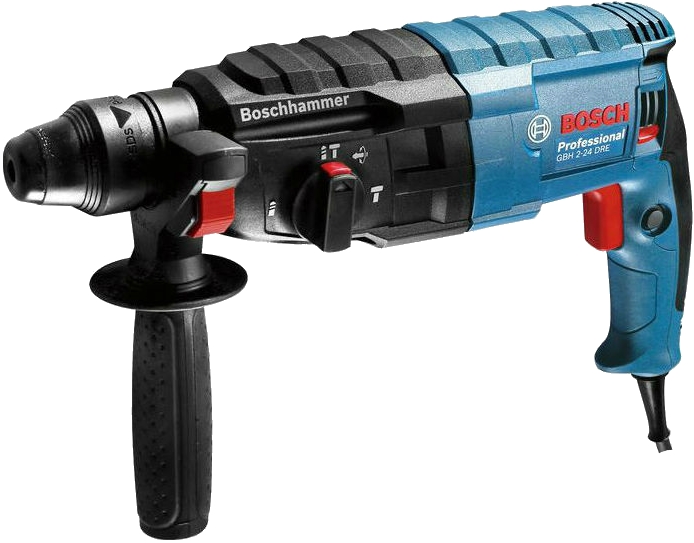 Перфоратор Bosch GBH 2-24 DRE SDS-plus [0611272100] {790 Вт, 2.7Дж, 2,8кг, 3реж, кейс}