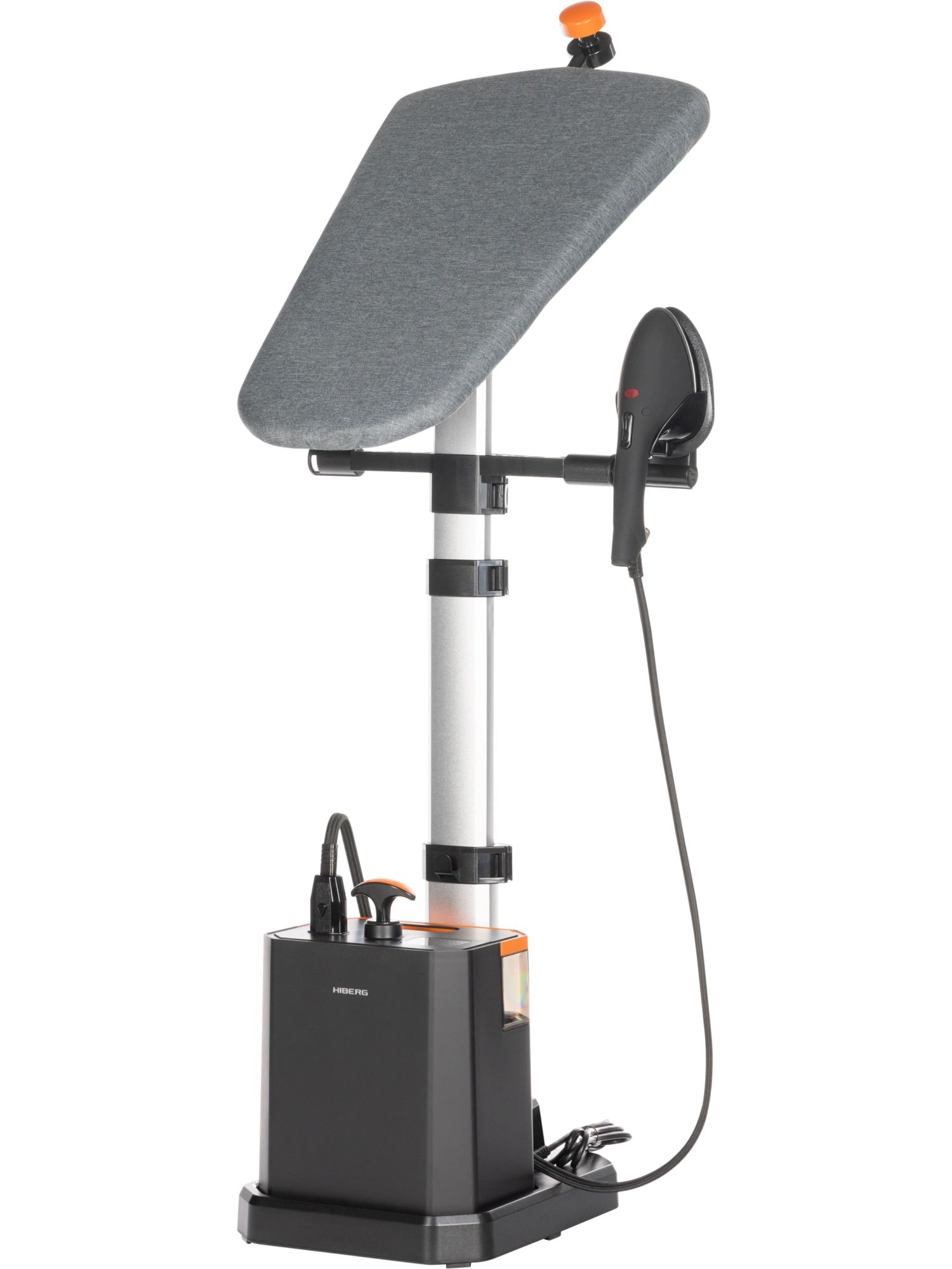 Гладильная система паровая HIBERG GSW 8000 BLACK ORANGE, черный/оранжевый
