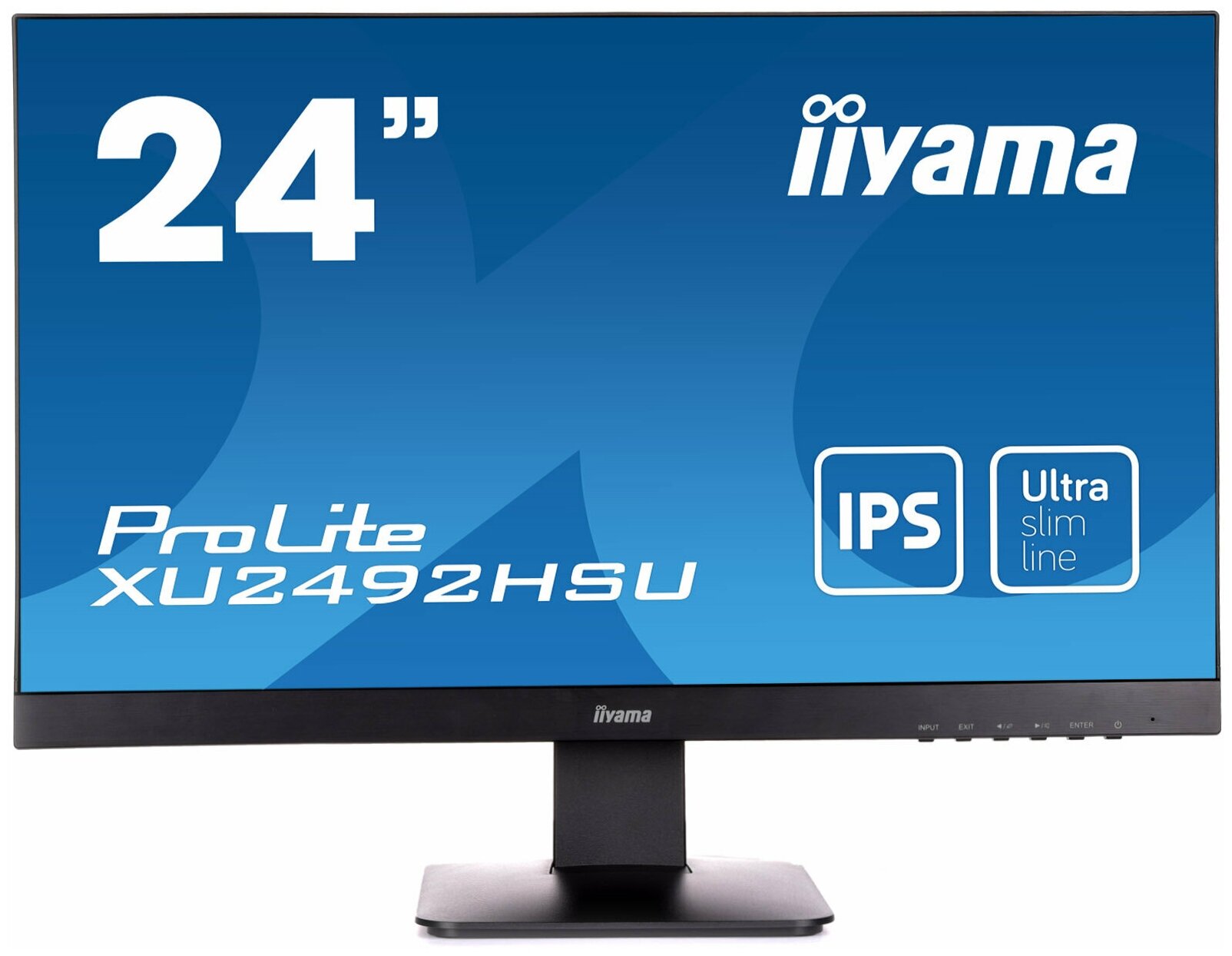 Монитор Iiyama ProLite XU2492HSU-B1, IPS, черный