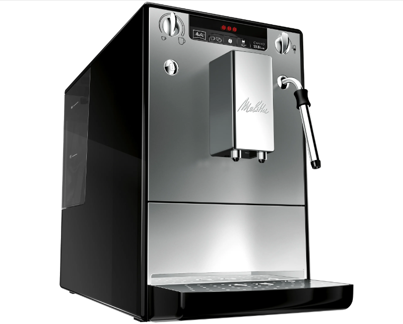Кофемашина Melitta Caffeo Solo & Milk E 953-102 серебристый/черный