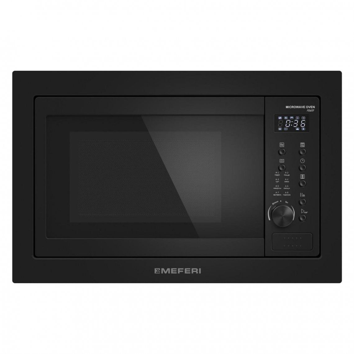 Микроволновая печь встраиваемая Meferi MMO6025BK POWER, черный