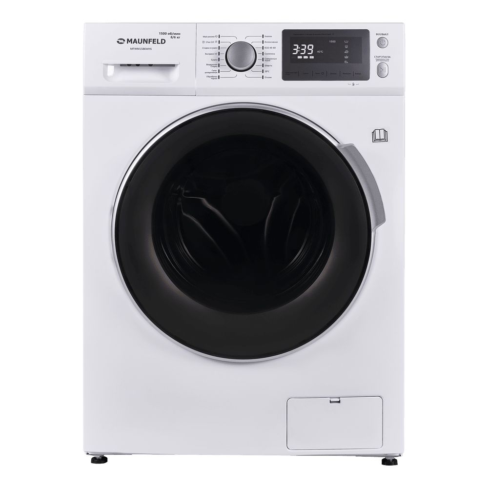 Стиральная машина с сушкой Maunfeld MFWM1586WHS, белый