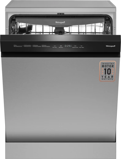 Посудомоечная машина Weissgauff DW 6038 X Inverter, серебристый