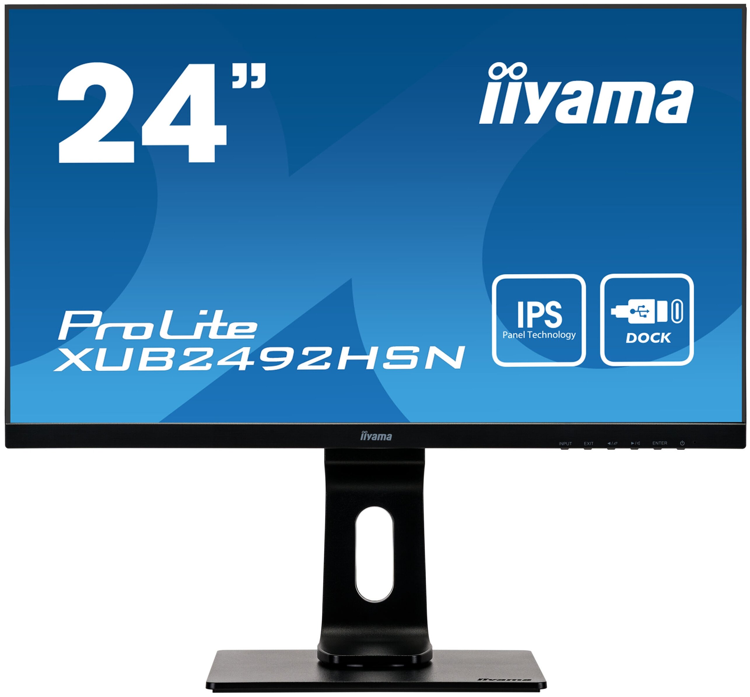 Монитор Iiyama ProLite XUB2492HSN-B1, IPS, черный