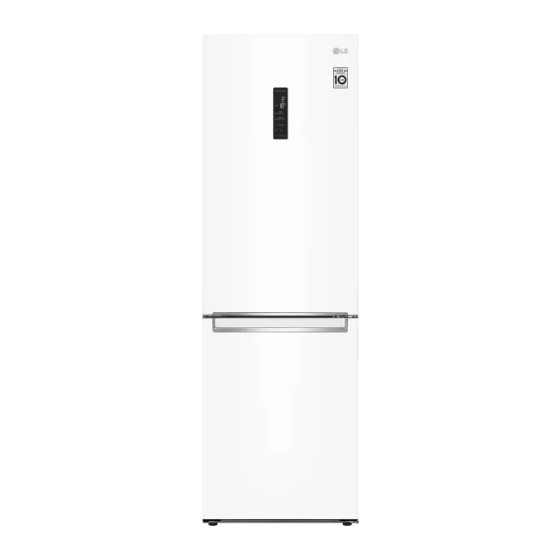 Холодильник LG GC-B459SQUM, белый