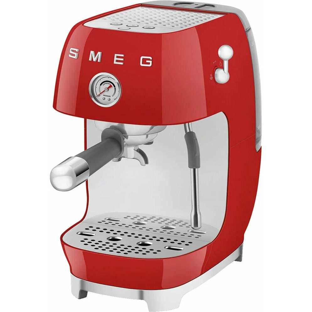 Кофемашина рожковая Smeg ECF03RDEU, красный