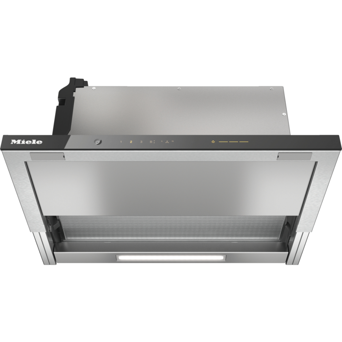 Вытяжка встраиваемая Miele DAS 4630 OBSW Obsidian Black, черный обсидиан/нержавеющая сталь