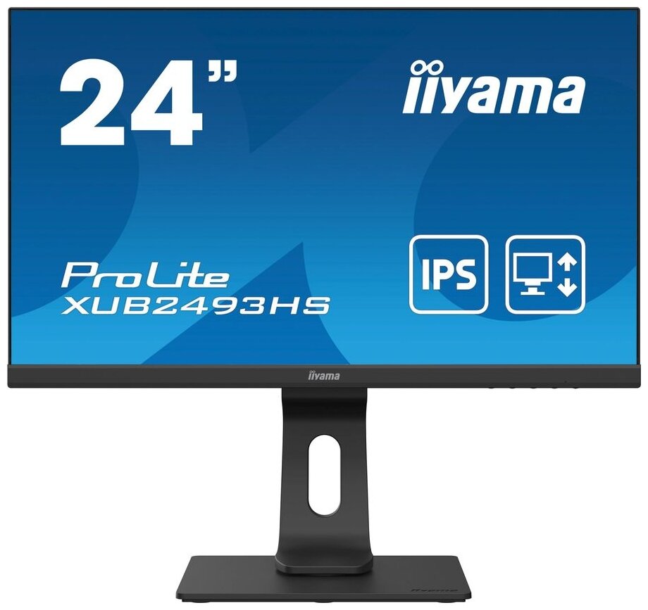 Монитор Iiyama ProLite XUB2493HS-B4, IPS, черный