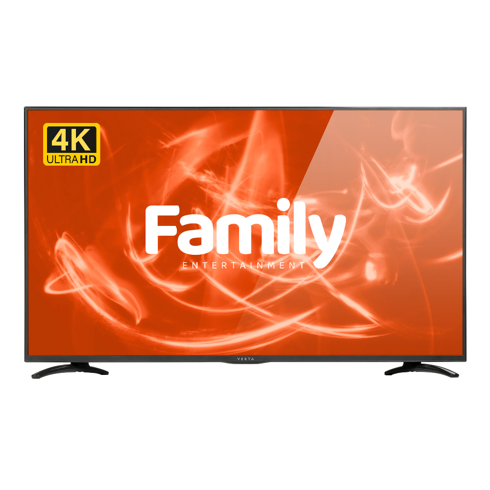 Телевизор VEKTA LD-43SU8850BS, черный