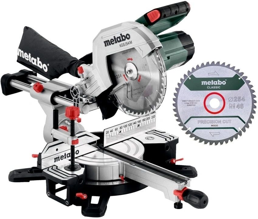 Пила торцовочная Metabo KGS 254 M set (613254900)