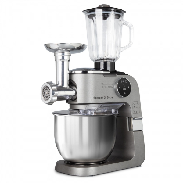 Кухонный комбайн Zigmund & Shtain ZKM-1100, стальной