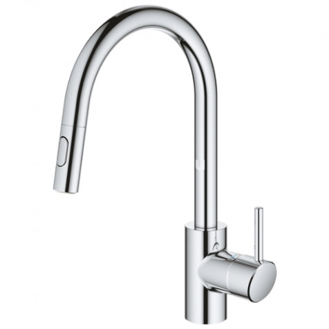 Смеситель для кухни мойки Grohe Concetto 31483002 однорычажный хром