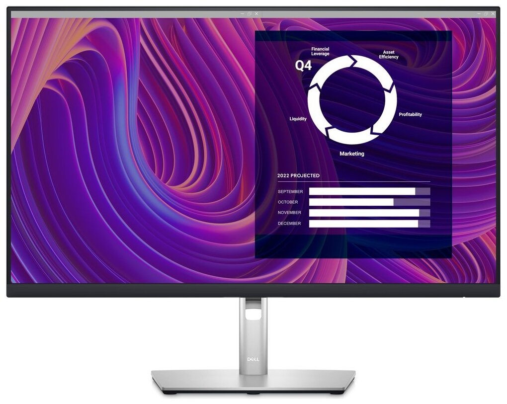 Монитор DELL P2723D черный