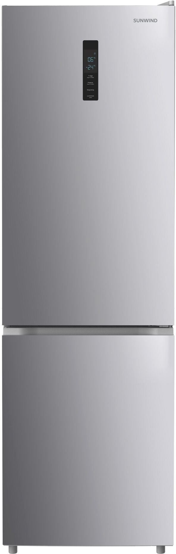 Холодильник двухкамерный SunWind SCC356 серебристый