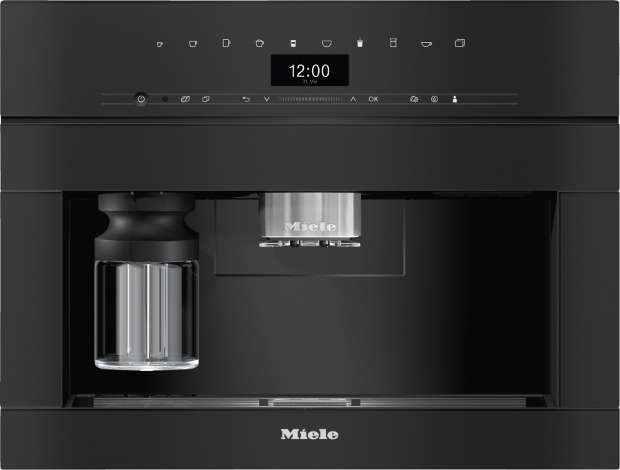 Кофемашина автоматическая встраиваемая Miele CVA 7440 OBSW, черный