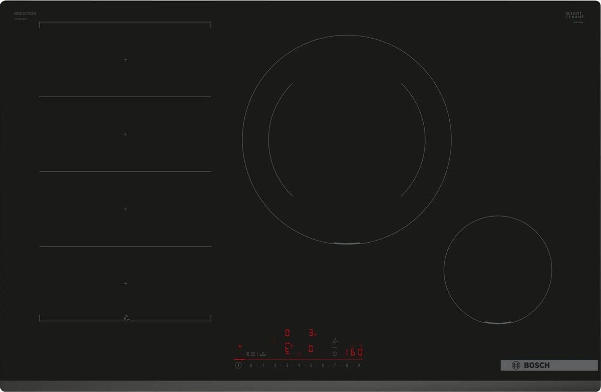 Варочная панель индукционная Bosch PXE831HC1E, черный