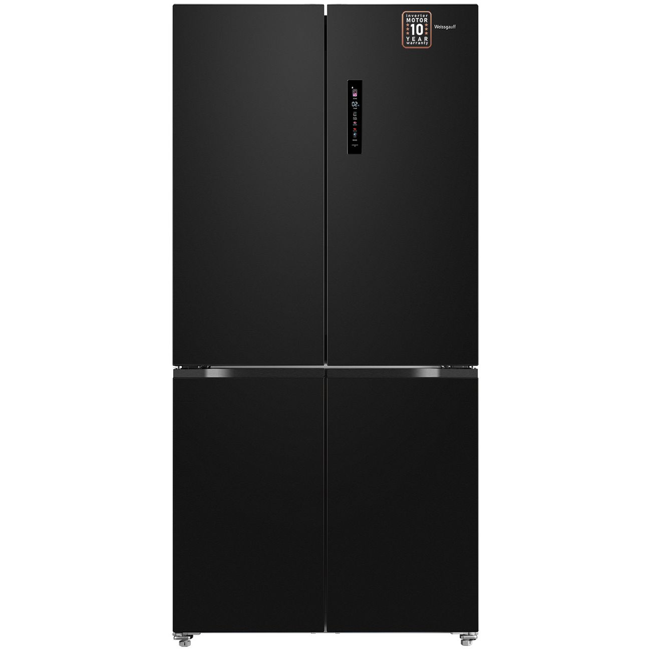 Холодильник Side-by-Side Weissgauff WCD 510 Built-in Inverter NoFrost Dark Inox