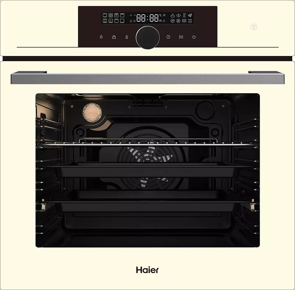 Духовой шкаф Haier HOX-FP5RACG, бежевый