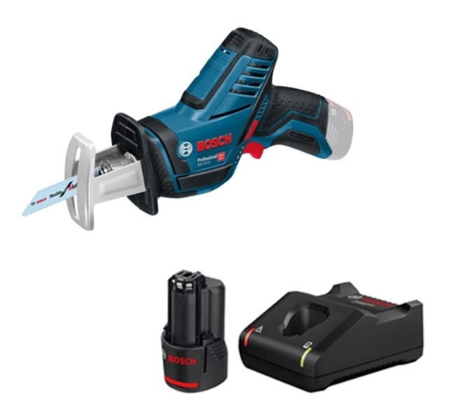 Пила BOSCH GAL 12V-40 Professional, 2.0Ah x 1, быстрое ЗУ, коробка
