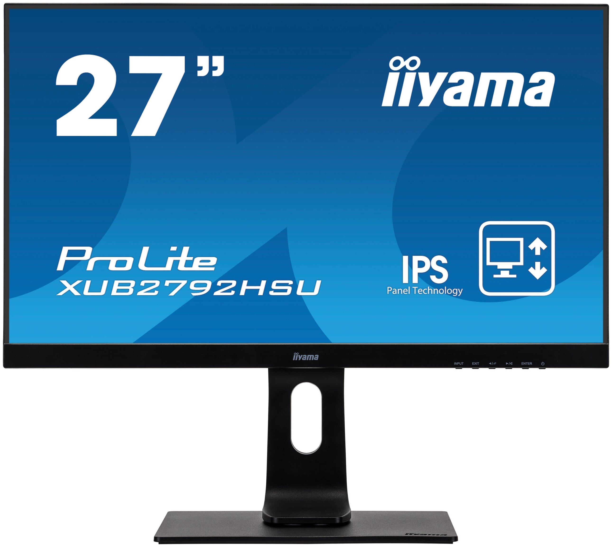 Монитор Iiyama ProLite XUB2792HSU-B1, IPS, черный