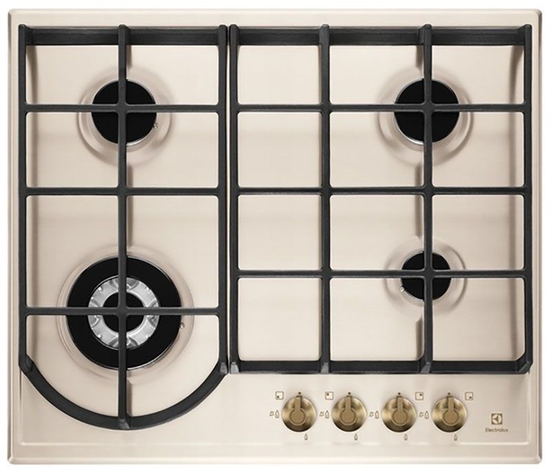 Варочная панель газовая Electrolux EGH6343RON, бежевый