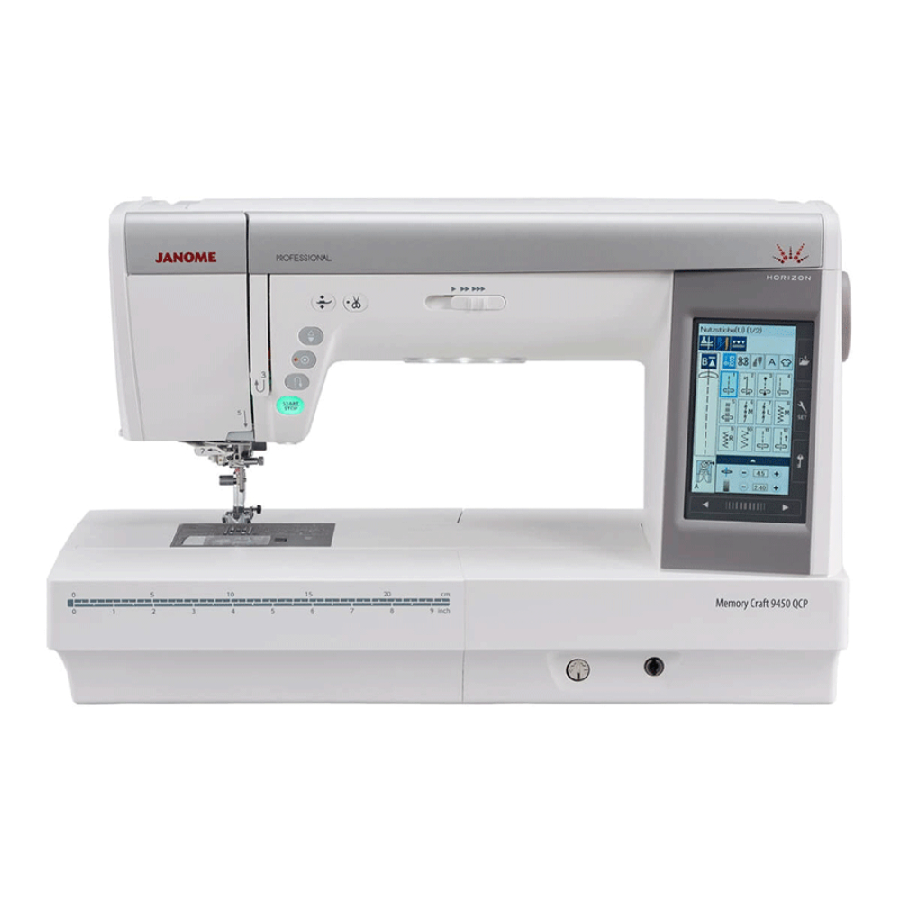 Швейная машина Janome Horizon Memory Craft 9450QCP, белый/серый
