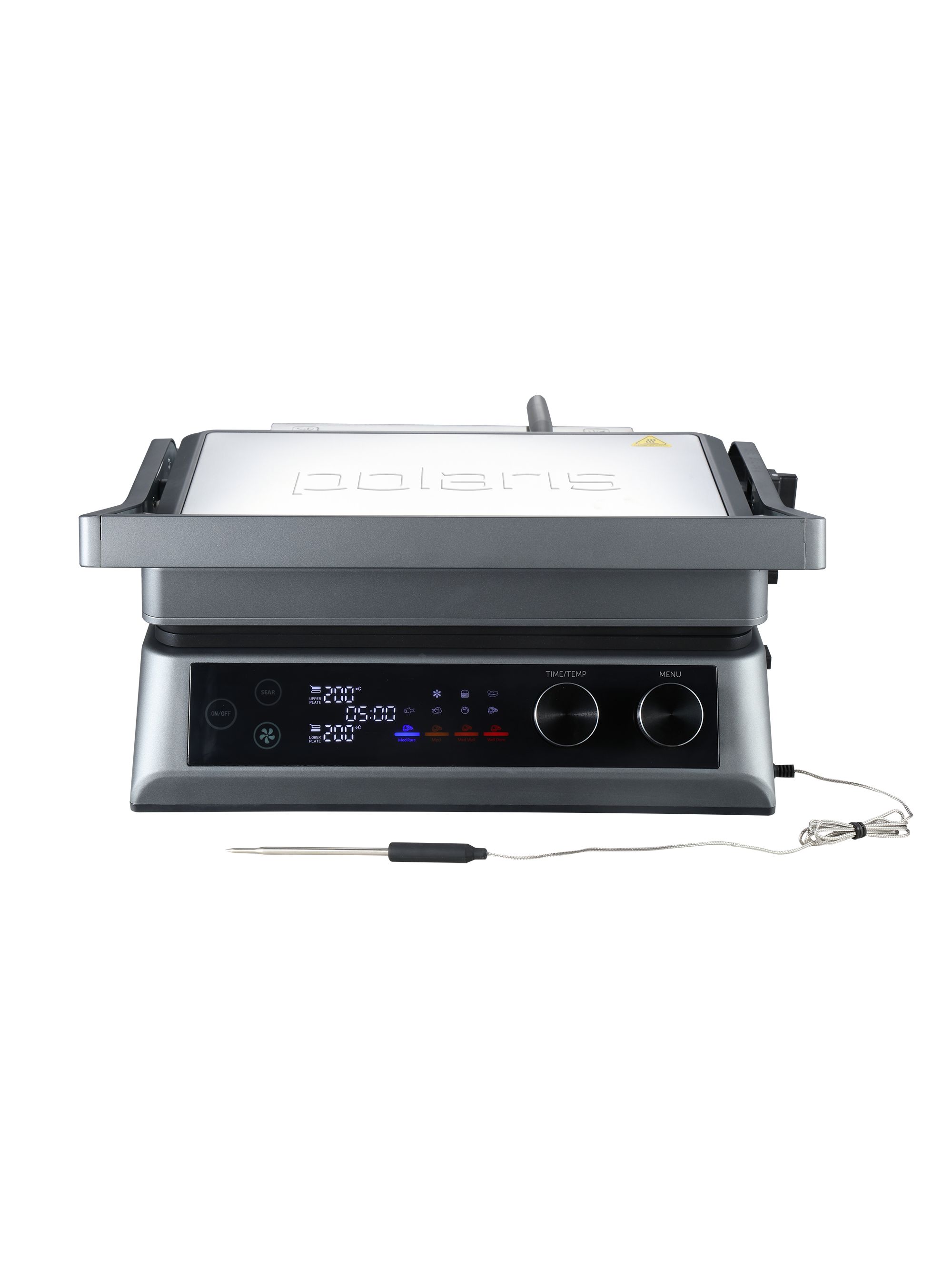 Гриль электрический Polaris PGP 3010 Smokeless, графитовый