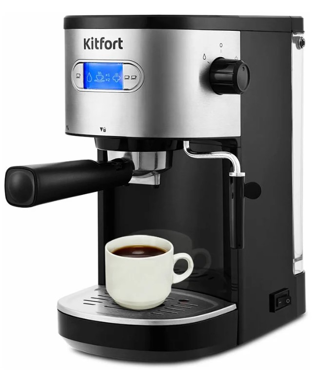 Кофеварка рожковая Kitfort KT-740 черный