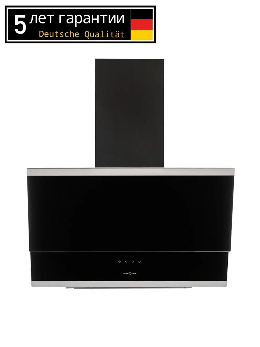 Вытяжка наклонная Krona IRIDA 600 black sensor