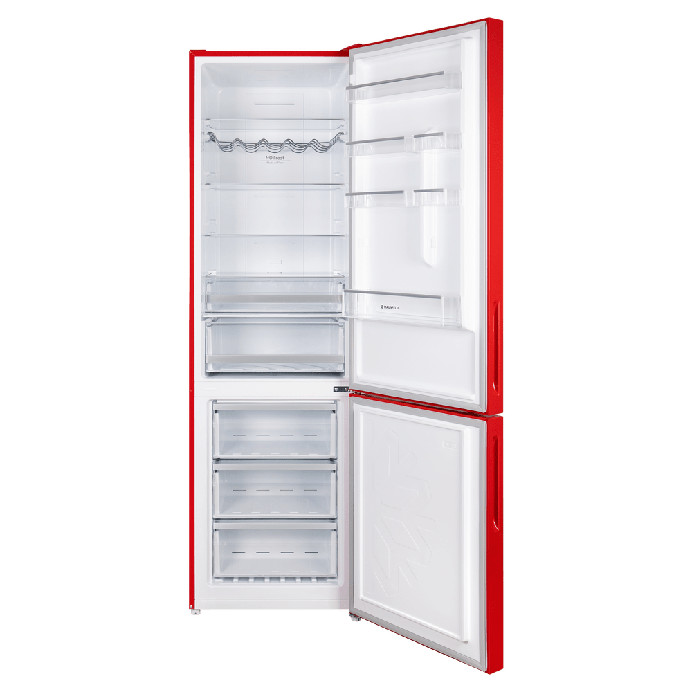 Холодильник Maunfeld MFF200NFR Inverter, красный