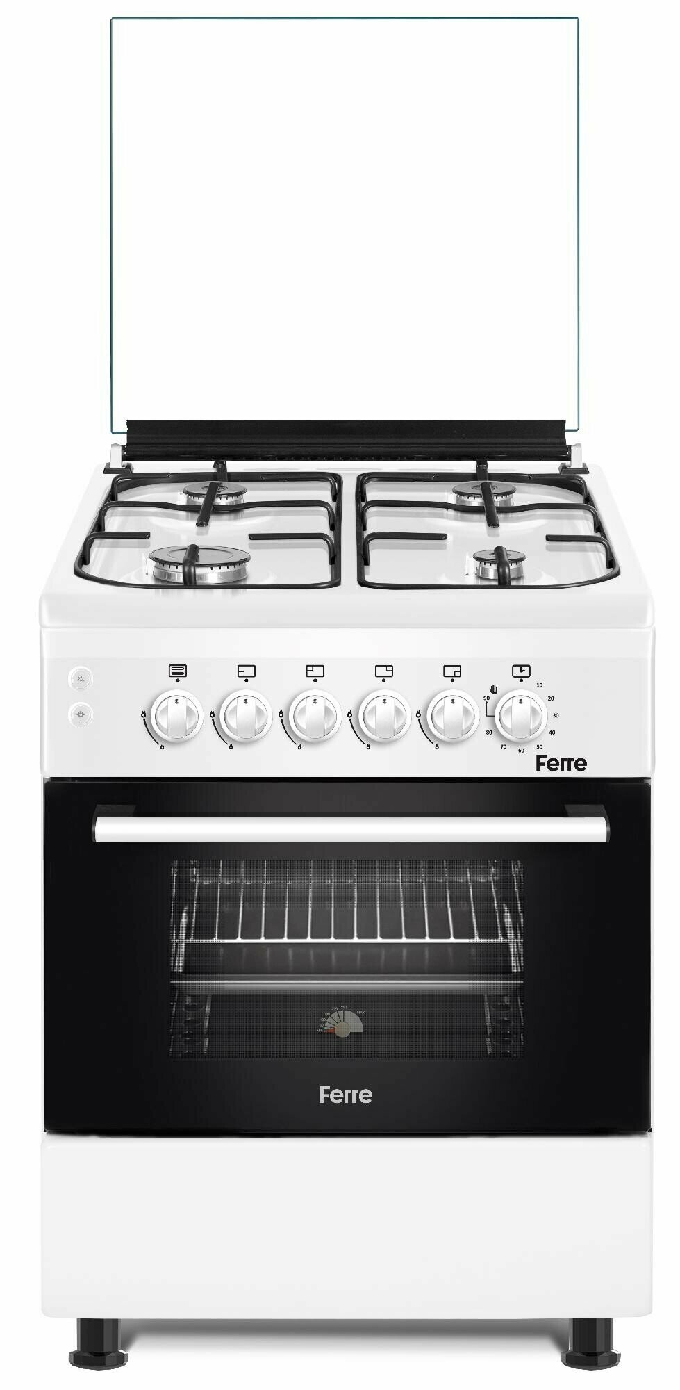 Плита газовая Ferre S6606G белый