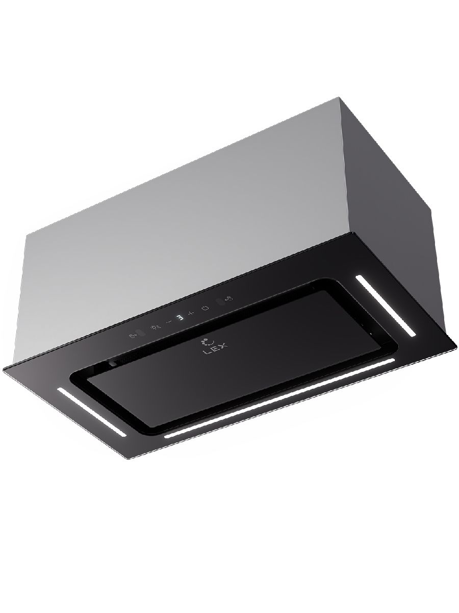 Вытяжка встраиваемая LEX Aura 600 Inverter BL, черный