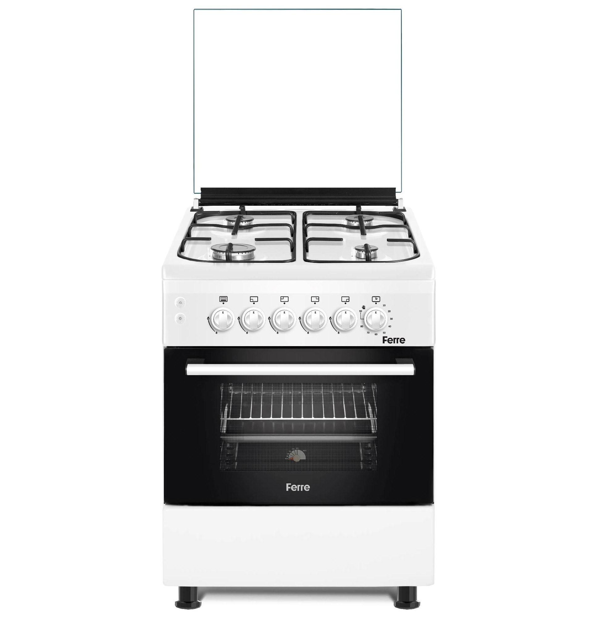 Плита газовая Ferre S6608G белый
