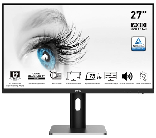 Монитор MSI Pro MP273QP черный