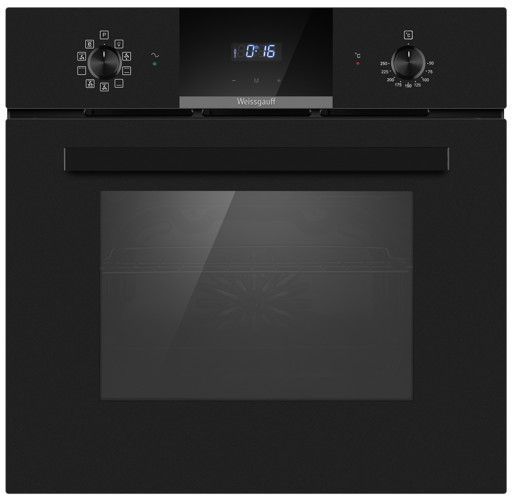 Духовой шкаф электрический Weissgauff EOM 691 PDB Matt Edition, черный