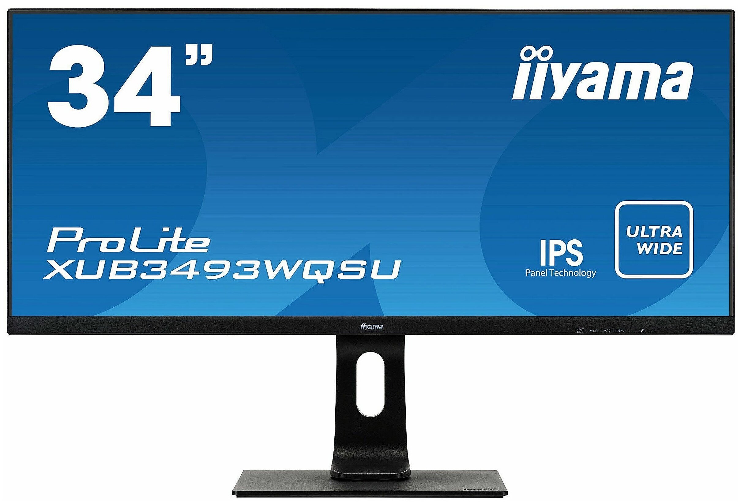 Монитор Iiyama ProLite XUB3493WQSU-B1, IPS, черный
