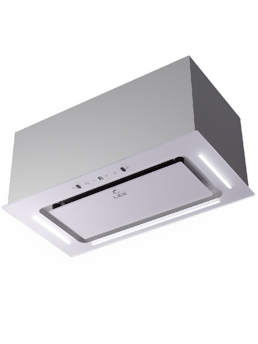 Вытяжка встраиваемая LEX Aura 600 Inverter WH, белый