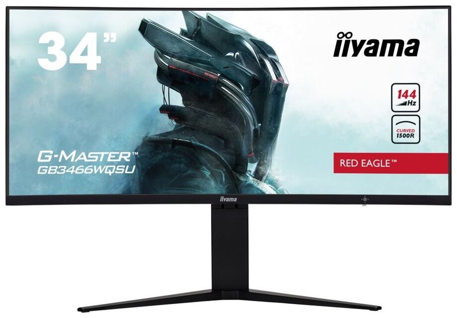 Монитор Iiyama G-Master GB3466WQSU-B1, *VA, черный