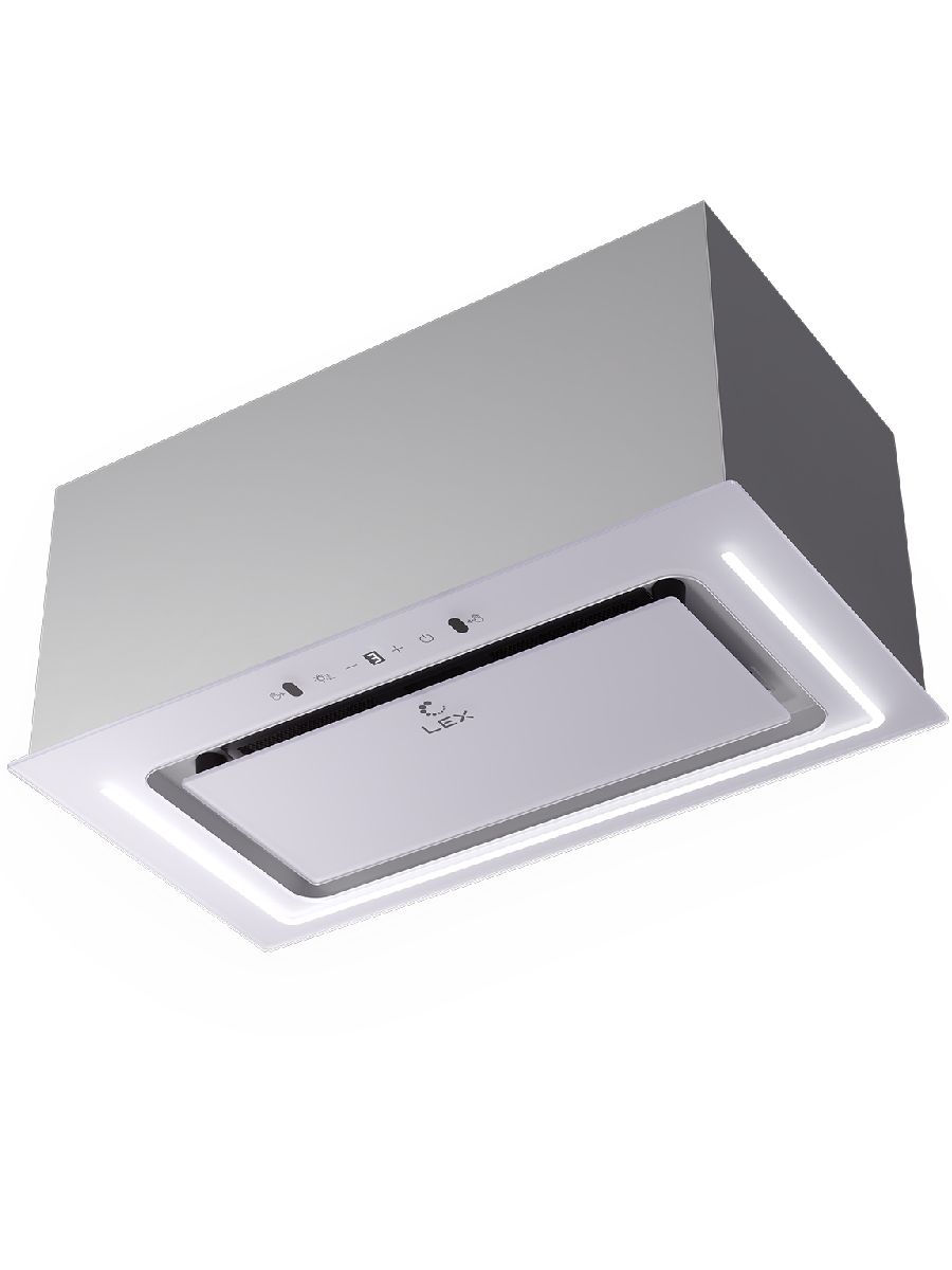 Вытяжка встраиваемая LEX Nova 600 Inverter WH, белый