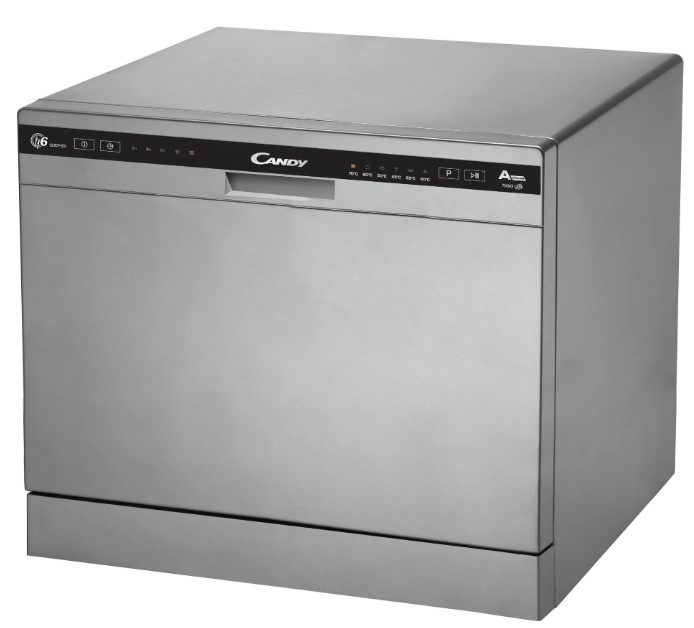 Посудомоечная машина компактная Candy CDCP 6/ES-07, серебристый