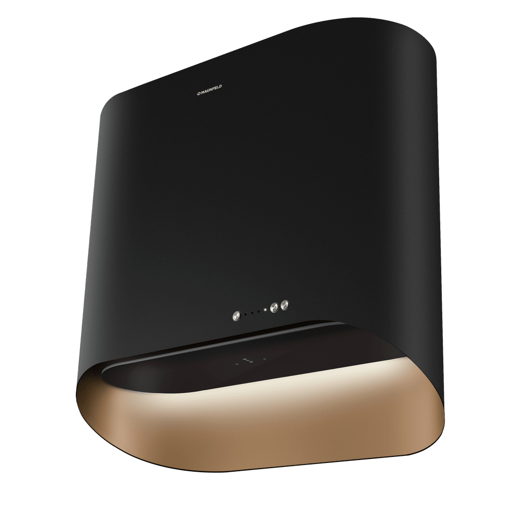 Вытяжка настенная Maunfeld Guna 60, черный антрацит/золото