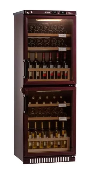 Винный шкаф Pozis ШВД-78 коричневый