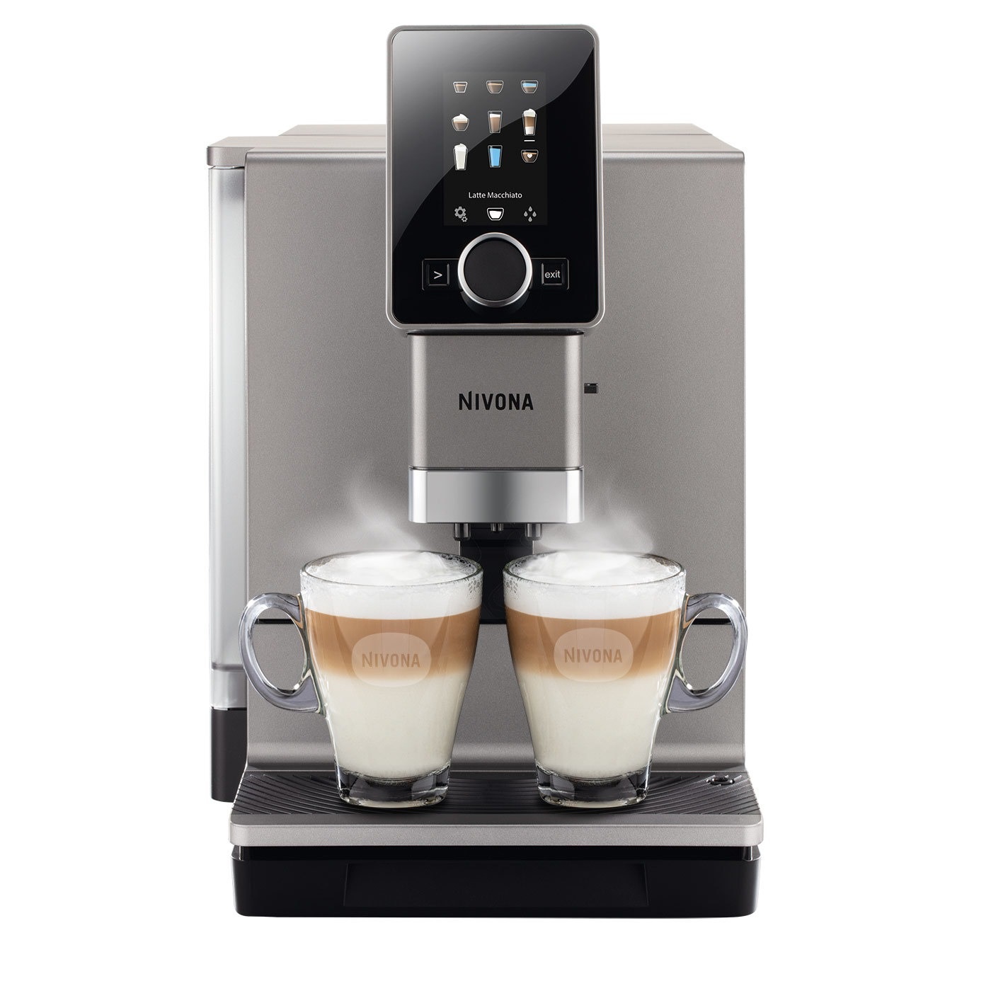 Кофемашина автоматическая Nivona CafeRomatica NICR 930, серебристый/черный