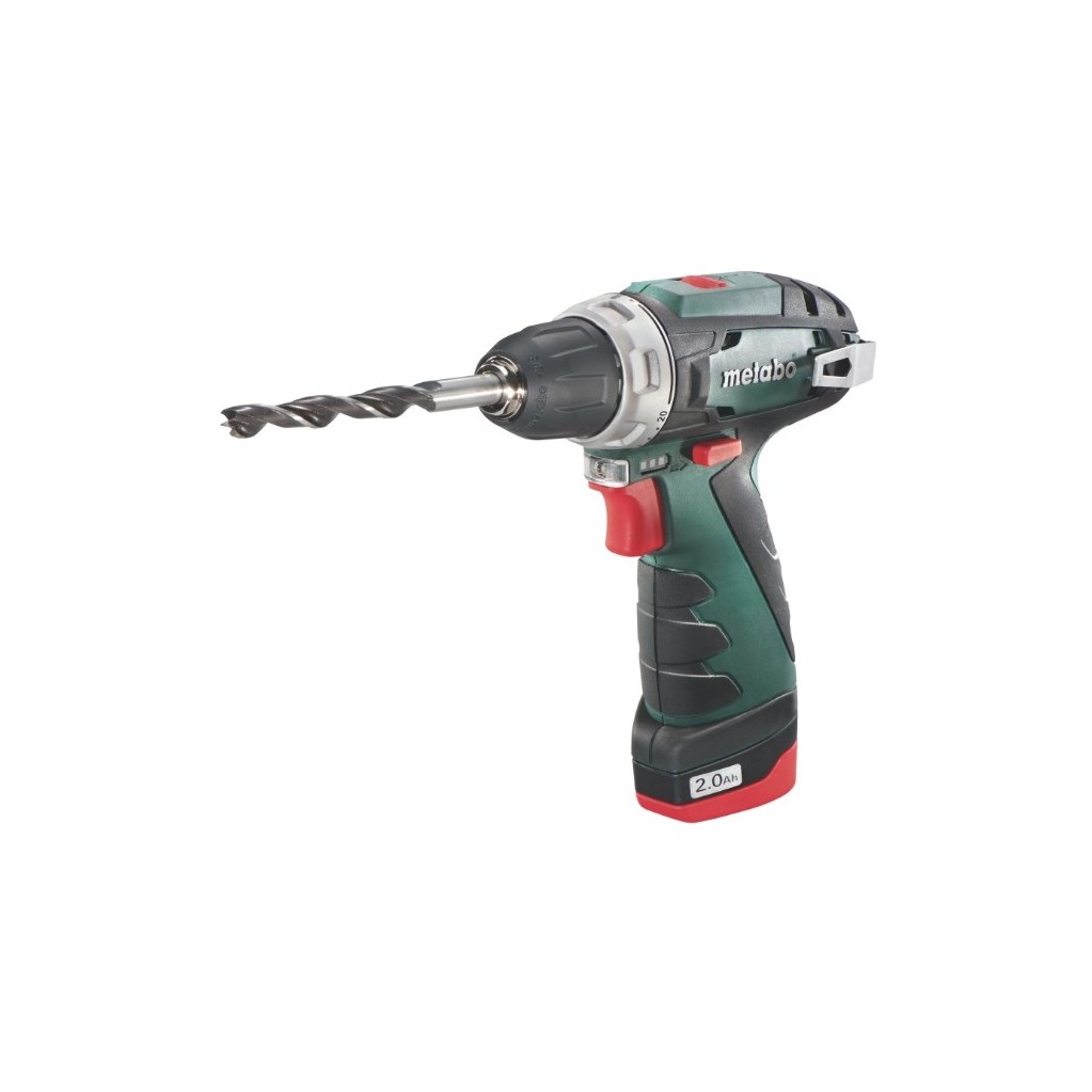 Аккумуляторная дрель-шуруповерт Metabo PowerMaxx BS 2014 Basic 2.0Ач х2 кейс комплект5 34 Н·м