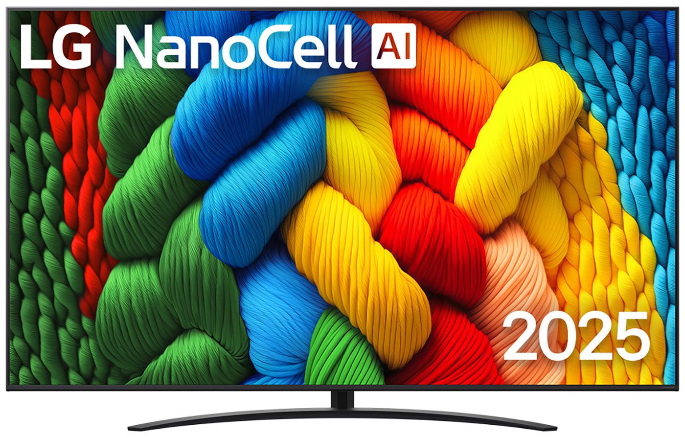 Телевизор LG 86NANO81A6A.ARUG, черный