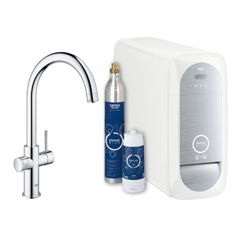 Однорычажный смеситель для кухни (мойки) Grohe Blue Home 31455000